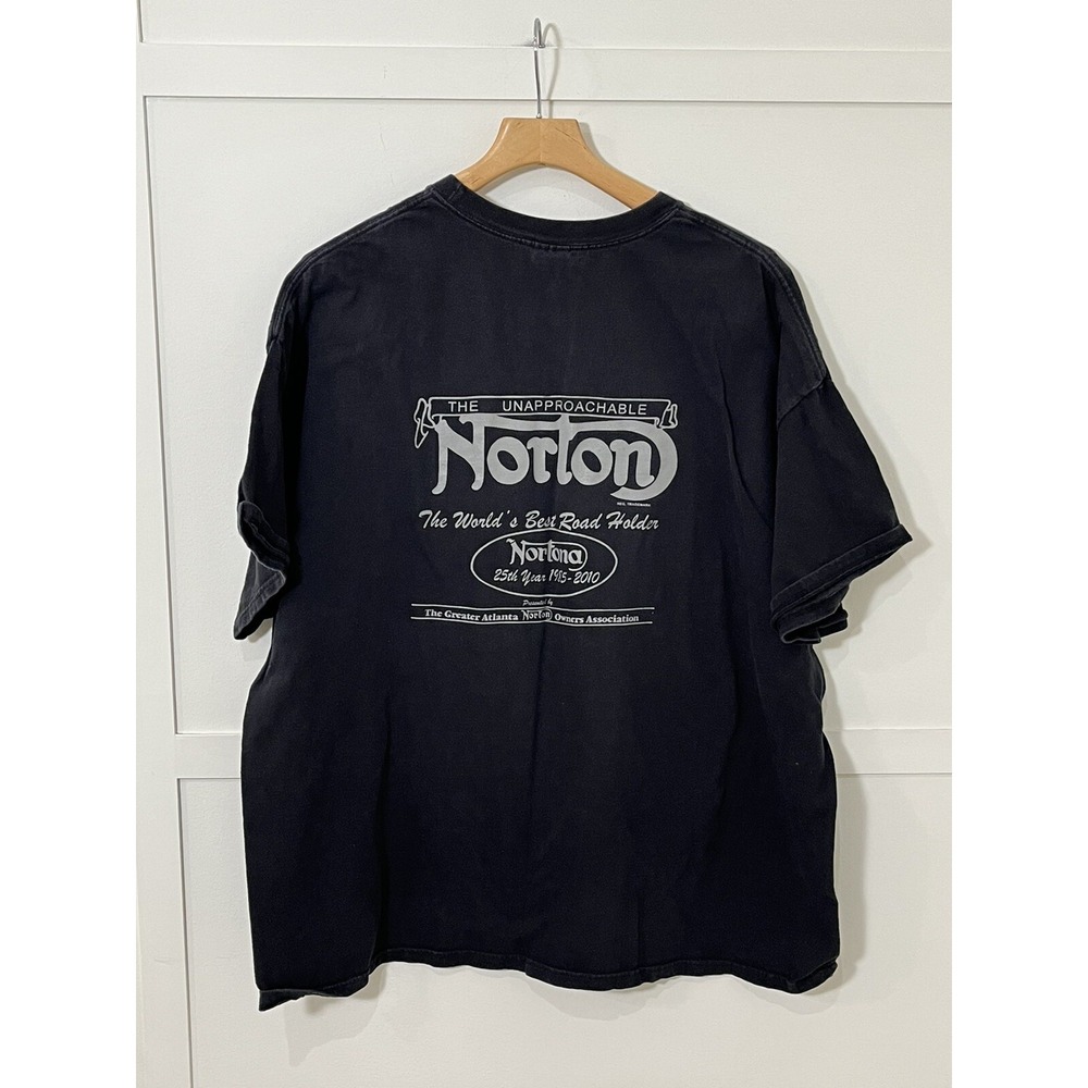 Mens Vintage Norton Motorcycles Tshirt Sz 3XL GUC Biker